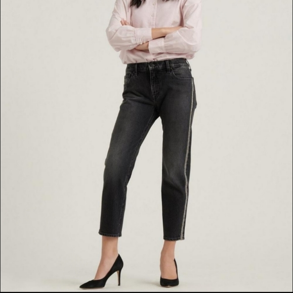 Lucky Brand Sienna Boyfriend Bling Jeans - Picture 1 of 5